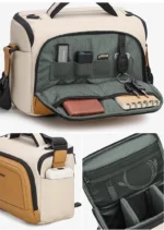 Camera bags, outdoor travel camera shoulder bags, waterproof, camera bags with detachable partitions and shoulder straps - Image 23