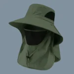 Summer Sun Hats UV Protection Outdoor Hunting Fishing Cap For Men Women Hiking Camping Visor Bucket Hat Neck Flap Fisherman Hat - Image 8