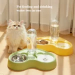 New Cat Feeder Water Bowl Water and Food All-in-one Two-in-one Pet Cat Bowl Pet Supplies - Image 11