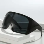 Oversized Sunglasses Men Wrap Anti Wind Personal Large Shades Futuristic Fashion Future Shield Uv400 Cycling Motorcycle - Image 4
