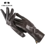 Simple leather gloves women,colored genuine women's leather gloves,women's genuine leather gloves,sheepskin women's gloves -2225 - Image 7