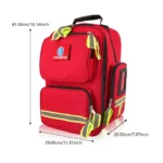Outdoor Backpacks Medical Bags Emergency Backpacks Rescue Camping Survival Bags Classified Family First Aid Kits or Waist Bags - Image 10
