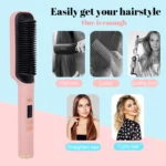 Hair Straightener Brush Electric Hot Comb Hair Straightener Hair Brushes Comb Hot Heating Comb Multifunction Hair Straightener - Image 2