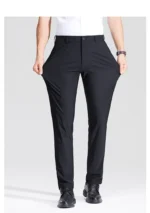 New Men's Business Office Party Suit Pants Spring Summer  Loose Ice Silk Breathable Pants Casual Trousers Male Straight Pants - Image 24