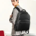 New Brand Genuine Leather Men Backpacks Fashion Real Natural Leather Student Backpack Boy Luxury Computer Laptop Bags - Image 6