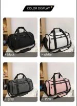 Travel Bag with Logo Large Capacity Short Distance Luggage Bag With Printed Name Custom Fitness Bag Sports Training Bag DIY - Image 15