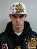 Men Baseball Cap Flat Hats  Embroidery Flat Top Hat Men Women Outdoor Leisure Hip Hop High Street Big Head Plus Size - Image 14
