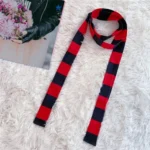 Women antumn Stripe Pattern Scarf Thin Neckerchief Y2k Style Thin long Cotton Scarves Punk Decorative Scarf Clothing accessories - Image 36