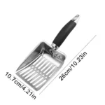 Cat Sand Cleaning For Dog Cat Clean Feces Supplies Cat Litter Shovel Pet Cleanning Tool Pet Products Metal Long Handle Scoop - Image 21