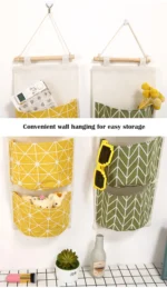 Pockets Hanging Organizers Waterproof Hanging Storage Bag Wall Mounted Closet Organizer Bear Flamingo Sundries Bags Home Decor - Image 13