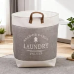 Collapsible Waterproof Clothes Baskets Household Laundry Basket Dirty Fabric Laundry Basket for Bedroom Balcony Laundry Room - Image 3