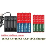 Best 1.5V AA9800mAh+AAA8800mAh+USBcharger 1.5V Rechargeable Nickel Hydrogen Battery, Used for Electronic Toys Camera Batteries - Image 8