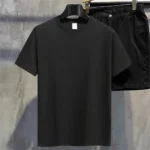Summer Men T Shirt Cotton Tops Women Solid Color Blank Tshirts O-neck Round Collar Short-Sleeve Couple White Top Tees Clothing - Image 3