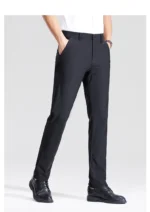 New Men's Business Office Party Suit Pants Spring Summer  Loose Ice Silk Breathable Pants Casual Trousers Male Straight Pants - Image 21