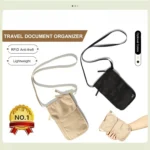 Travel document bag Lightweight multi-functional storage bag Passport holder mobile phone storage Waterproof anti-theft bag - Image 10