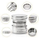 Stainless Steel 8Pcs Cookware Set for Camping Camping Pot and Pan Set with Cups Outdoor 2-3 Person Tableware for Hiking Picnic - Image 3