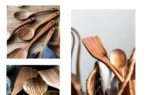 Wooden Kitchenware Cooking Shovels Spoon Colander Kitchen Utensils Set Household Cutlery Rack Teak Natural Wood Cookware - Image 15
