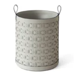 Leather Dirty Laundry Basket Woven Storage Baskets Multifunction Organizer Basket Luxury Large Living Room Organizers Baskets - Image 7