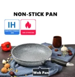 Frying Pan 28/26/24/20cm Wok Pan Non-stick Pan Skillet Cauldron Induction Cooker Frying Pans Pancake Pan Egg Pan Gas Stove Home - Image 2