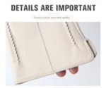 Touch Screen Leather Gloves, High-End Leather Gloves Women, Genuine Leather Winter Gloves, Keep Warm Women's Leather Gloves-2226 - Image 53