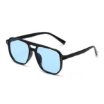 Vintage Men Women Big Sunglasses Men Square Shades Brand Designer Unisex Sun Glasses Black Lense Male Female Sunglasses UV400 - Image 8