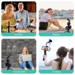 Smartphone Vlogging Kit for iPhone Android with Tripod Mini Microphone Starter Vlog kit for Live Stream Video YouTube - Image 5