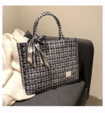 Women’s Tote Bags 2022 Trend New Mass Canvas Shoulder Bags Luxury Designer Handbags Casual Fashion Messenger Bags - Image 26