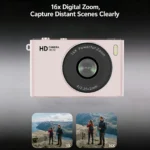 Digital Camera with  Screen 64MP Digital Camera with 2.4" 180°  Screen 16X Zoom Autofocus Photography Camera - Image 14