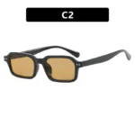 Women's Square Sunglasses 2024 New Sunglasses Fashion Sunglasses Street Photography Sunglasses Trendy Fashion - Image 11