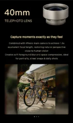 TILTA Khronos  Fisheye Lens 16mm Wide Angle Lens Micro 10x Macro Lens Telephoto Lens Camera Lens T-Mount Lenses for iPhone - Image 17