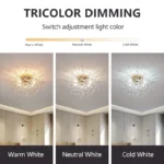 LED Ceiling Lights Dandelion Crystal Pendant Lamps Modern Indoor Ceiling Chandeliers Home Hotel Decorative Lighting Luminaire - Image 5