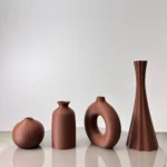 4 Piece Set of Bohemian Style Vases, Dried Flower Arrangement Vases, for Home Decoration Vases, Office Desktop Vase Ornaments, B - Image 10