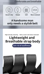 Stylish Men's  Belt - Fashion Belts for Daily Life, Leisure, Party, Festival, Work, and Business Automatic Buckle - Image 10