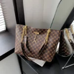 New Presbyopia Handbag Texture Soft Leather Large Capacity Tote Women Bag With Hanging Accessories Shoulder Bag - Image 7