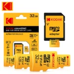 KODAK Micro SD Card RED Memory Card with Adapte 32GB MicroSDHC 64GB MicroSDXC MicroSD C10 A1 TF Flash Cards Cartao De Memoria - Image 5