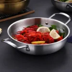 Stainless Steel Cookware Set - Multi-Purpose Saucepan, Paella & Skillet for Home Cooking, Picnic & Seafood - Image 8