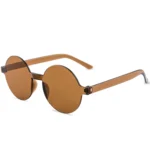 Festival Fashion Sunglasses Circular Sunglasses Trendy Ocean Sunglasses Colorful Sunglasses For Parties Candy-Colored Glasses - Image 14