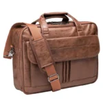 Travel Messenger Briefcase Crossbody Bag Business 16in Laptop Bags Outdoor Hiking Single Shoulder Backpack PU Weekend Handbag - Image 8