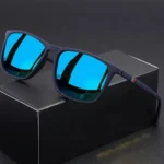 Classic Square Men's Sunglasses Comfortable Lightweight Black Frame Glasses Ideal for Travel Photography Gifts - Image 5