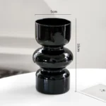 Retro Irregular Home Glass Vase Living Room Dining Table LLuxury Decoration Flower Vases - Image 9