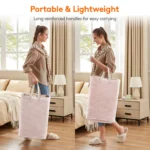 75L Large Collapsible Laundry Baskets with Handle Household Clothes Storage Basket Dirty Laundry Toys Storage Organization - Image 4