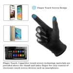 Genuine Leather Gloves for Women Soft Sheepskin Warm Touchscreen Gloves Fashion Women Leather Gloves Winter - Image 13