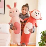 2025 New Pillows for Bedroom Soft and Comfortable Soft Long Sleeping Pillow Delicate and Smooth Cute Animal Cylindrical Pillow - Image 20