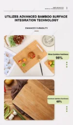 Wooden Chopping Boards Cutting Serving Board Double-sided Available Wooden Thick Boards for Chopping Charcuterie Serving Boards - Image 22