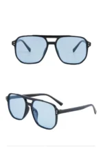 Vintage Men Women Big Sunglasses Men Square Shades Brand Designer Unisex Sun Glasses Black Lense Male Female Sunglasses UV400 - Image 17