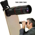 18/28/36X Telephoto Mobile Phone Lens HD High-Power Monocular Telescope External Connected To Mobile Phone Photography Parts
