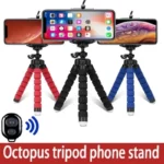 Tripods Tripod For Phone Mobile Camera Holder Clip Smartphone Monopod Tripe Stand Sponge Octopus Mini Tripod Stativ For Phone - Image 4