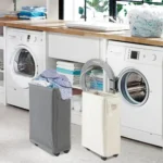 Foldable Laundry Baskets 42L Freestanding Narrow Corner Bin with Handle Dirty Clothes Storage for Washing Toys Clothes Towels - Image 16