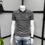 Polo Men's T-shirt Slim Fit Clothes Streetwear Top Embroidery Print With Collar Man Tee Shirts Graphic White Vintage Hot S - Image 4