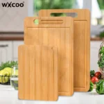 Wooden Chopping Boards Cutting Serving Board Double-sided Available Wooden Thick Boards for Chopping Charcuterie Serving Boards - Image 14
